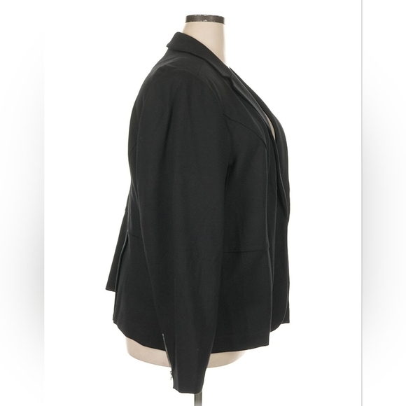 6th & Lane Plus Size 28 Black Blazer Jacket NWT - Picture 4 of 7